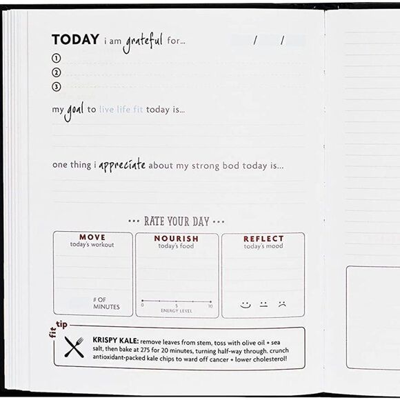 Fitspiration Fit Personal Journal Notebook - Picture 2 of 5
